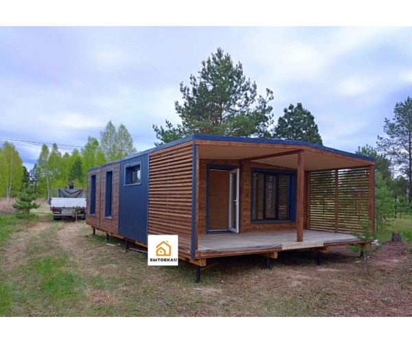 Модульный дом 9.2х6м Зима
